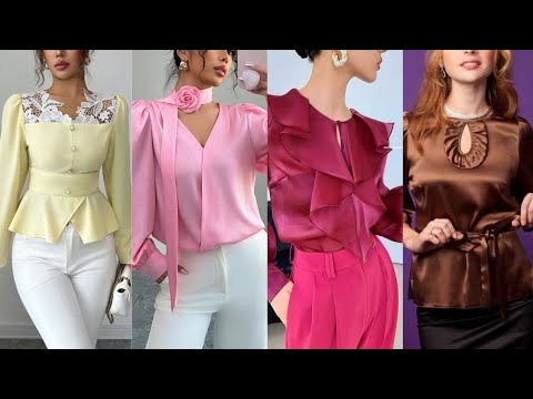 Видео: Мода на шёлк: красивые блузки — 100 идей для красивых блузок — повседневные стили 2026