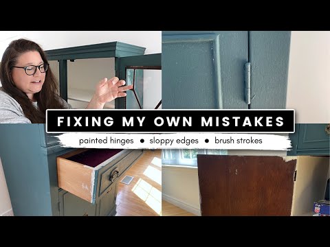 Видео: Исправление собственных ошибок при покраске мебели | ДЛЯ НАЧИНАЮЩИХ