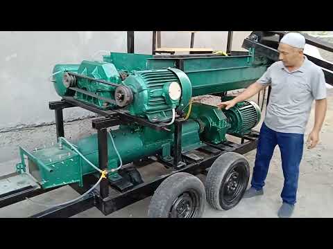 Видео: Мини гишт завод. +998901553315.