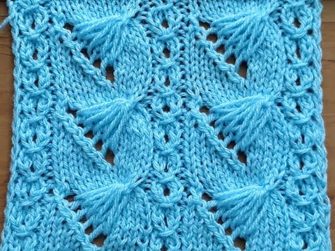 Видео: Узор спицами для кардигана, жилета, джемпера