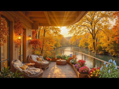 Видео: Теплое ноябрьское утро 🍂 Фортепиано и природа для учёбы и размышлений