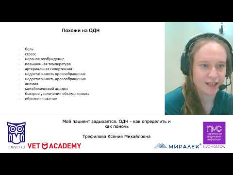Видео: «Мой пациент задыхается. ОДН - как определить и как помочь». Ксения Трефилова