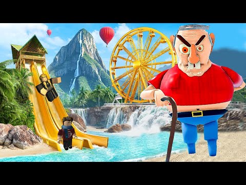Видео: Побег из цифрового цирка от ЗЛОГО ДЕДА. Побег из тюрьмы Roblox