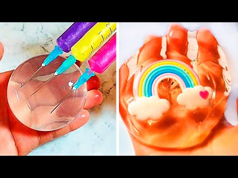 Видео: Расслабляющее Slime ASMR видео | Лучшая странно удовлетворяющая слизь #78