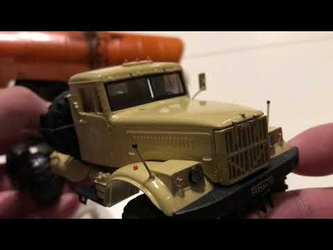 Видео: AVD MODELS КрАЗ 255В седельный тягач с полуприцепом-цистерной ТЗ-22