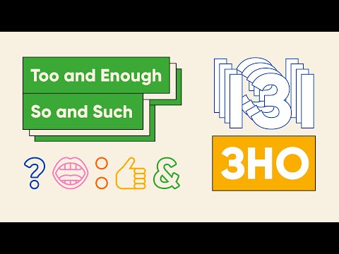 Видео: Так/Такий, Занадто/Достатньо | Too and enough, so and such | ЗНО АНГЛІЙСЬКА МОВА