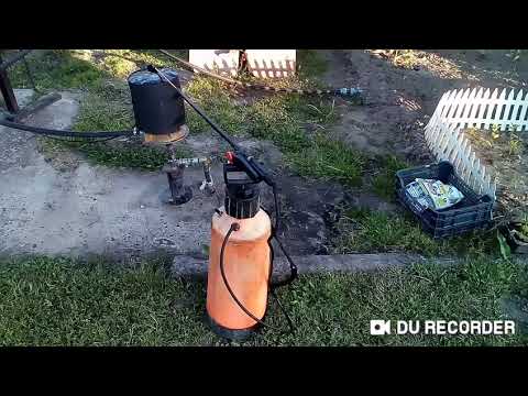 Видео: Качество распыла опрыскивателя Kwazar.