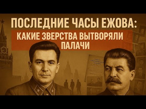 Видео: Как ломали и пытали Ежова, главу НКВД, перед расстрелом