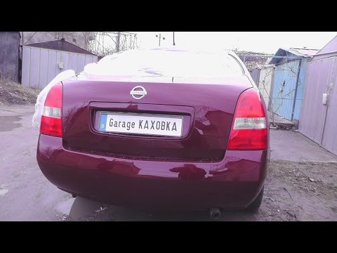 Видео: Nissan Primera . Как выглядит  "РАСПИЛ"  после покраски.