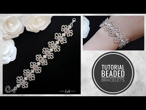 Видео: #МК - Ажурный браслет из бисера | #Tutorial - Openwork beaded bracelet