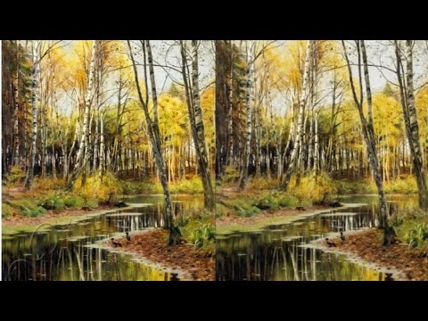 Видео: 24.11.2024  "Осень в берёзовой роще" по картине Монстэда.