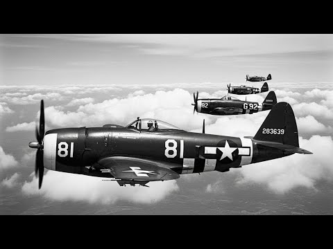 Видео: P-47: Над ним смеялись, пока 8 пулеметов не объяснили, в чем дело.