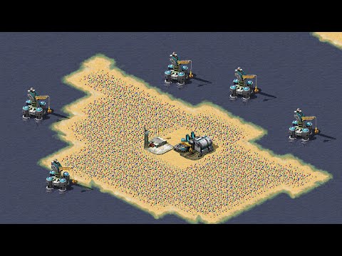 Видео: Red Alert 2 | Месть Юрия | 7 на 1 | Коллекция Йосефа 12 Новая карта, отредактированная Zoom 3000,...