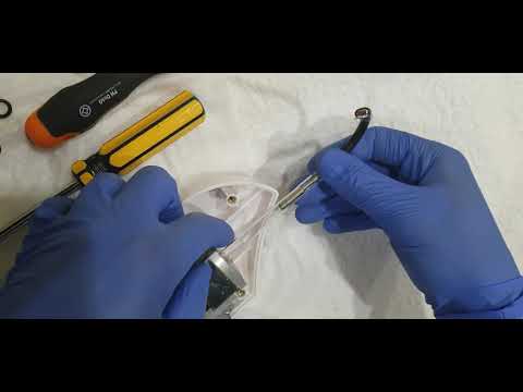 Видео: Замена лампы в аппарате лазерной эпиляции DF Hybrid / PVE 2020