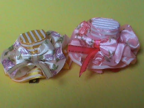 Видео: DIY/МК Как сделать миниатюрные шляпки на резиночке и на заколочке