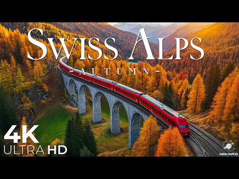 Видео: Осень в швейцарских Альпах – потрясающие осенние пейзажи | Расслабляющая фортепианная музыка