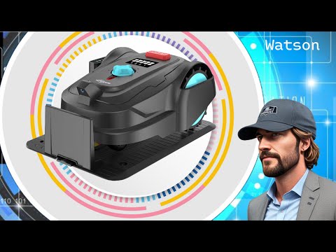 Видео: Роботизированная газонокосилка YARDCARE M800Plus — встроенный GPS — площадь до 800 м2 — распознав...