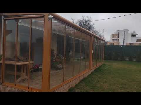 Видео: Остъкляване на Навес   Зимна градина