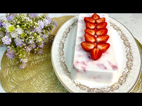 Видео: Нежнейший десерт за 10 минут Без ВЫПЕЧКИ! Можно при ПОХУДЕНИИ! Легкий десерт из ТВОРОГА и КЛУБНИКИ!