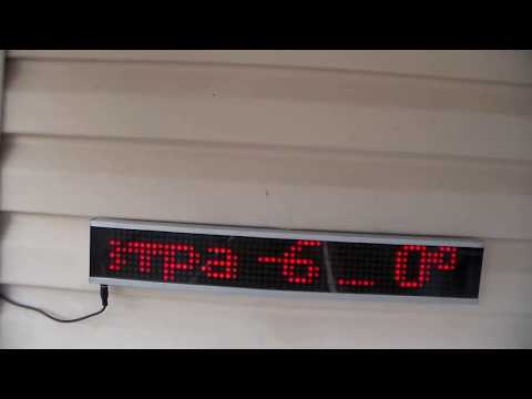 Видео: Часы с погодным информером на NodeMCU