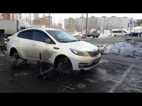 Видео: Kia Rio тянет вправо (часть первая)