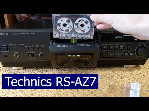 Видео: Technics RS-AZ7 кассетная дека, не включал почти год