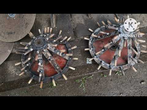 Видео: Ежи на мотоблок для прополки и не только.