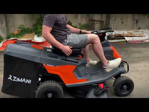 Видео: ОБЗОР на садовый райдер ZimAni RDE 66