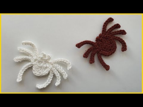 Видео: Вязаный ПАУК крючком мастер-класс. Вязание крючком / Knitted Spider