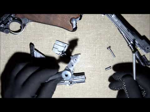 Видео: Парабеллум пневматический от Gletcher.Часть 5. Воскрешение.