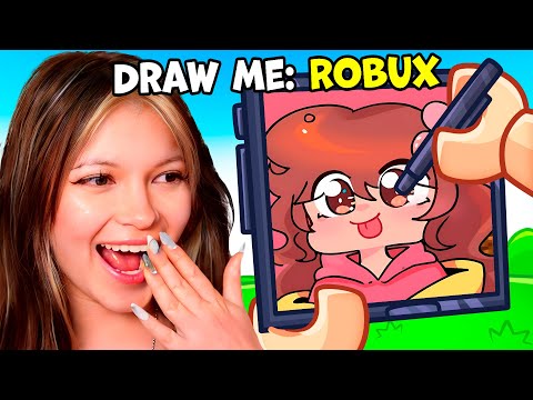Видео: Профессиональный художник против ваших аватаров Roblox в игре Roblox Draw Me..
