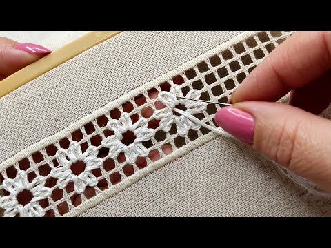 Видео: Ажурна вишивка| Хардангер| Hand embroidery|