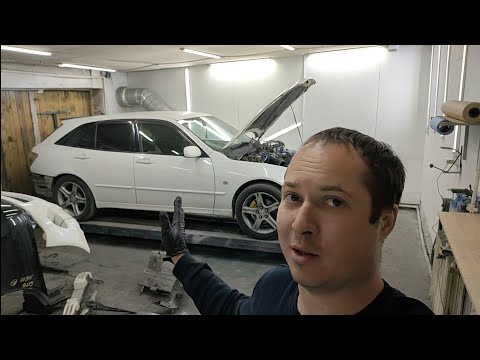 Видео: Toyota Altezza Gita: Переварка морды, почти, и ещё ...