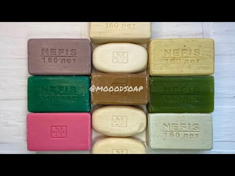 Видео: NEFIS soaps ASMR|Cutting soap|Carving soap|АСМР|Резка мыла *no talking*