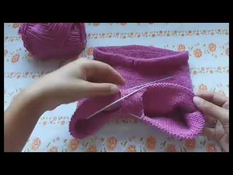 Видео: Как связать детские штаны. Часть 3