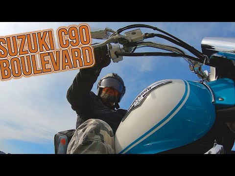 Видео: Suzuki Boulevard C90: неклассическая классика #МОТОЗОНА №94