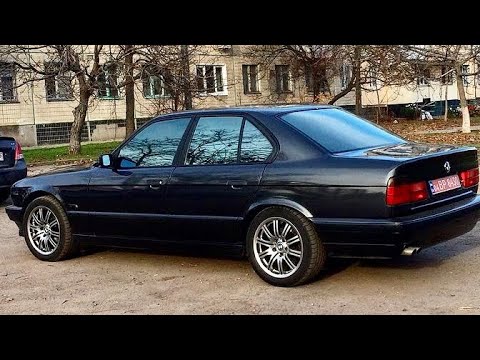 Видео: BMW е34 540i. МОЛДИНГИ ОТ е 38. КАСТОМ.