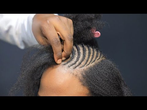 Видео: Без геля и наращивания || Урок по созданию защитных боковых косичек из натуральных волос.