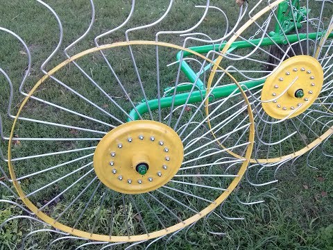 Видео: Грабли-сеноворошилки. Модернизация.  3 часть. Финал.