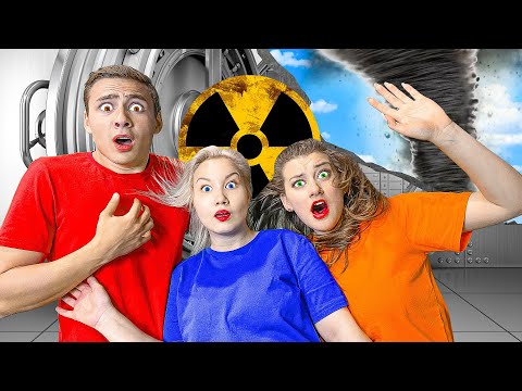 Видео: 24 Часа Заперты В Бункере! **Челлендж На Выживание**