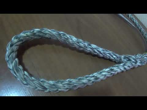 Видео: Сплетение гаши. Eye Splice In 3 Strand Rope.