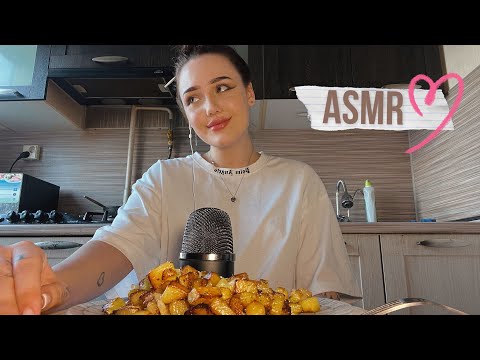 Видео: АСМР ИТИНГ ЖАРЕНАЯ КАРТОШКА 🫶🏽 / уютный asmr 🏡