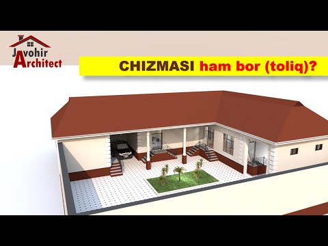 Видео: Ихчам уй лойихаси (Тулик плани билан) | Uy loyihasi