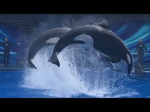 Видео: САМОЕ ПЕРВОЕ шоу «Встреча с косатками» в SeaWorld Orlando!