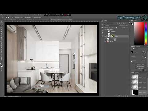 Видео: Рендер элемент CTexmap Corona Renderer, 3D max, Photoshop