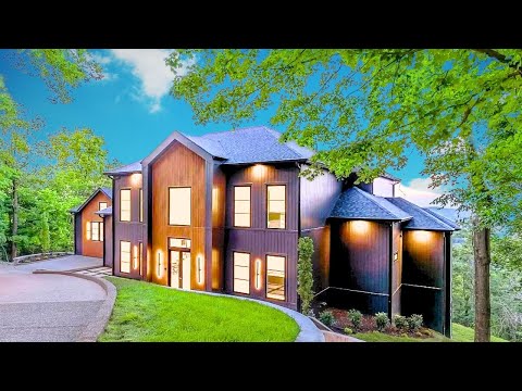 Видео: Ультрасовременный дом в горах Теннесси с самыми роскошными деталями, которые я когда-либо видел.....