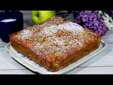 Видео: ЯБЛОЧНЫЙ ПИРОГ на скорую руку. ВЫ БУДЕТЕ ДЕЛАТЬ этот Пирог КАЖДЫЙ ДЕНЬ!