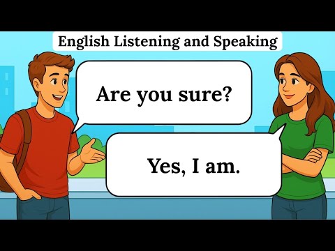 Видео: ✅ Ежедневная практика разговорного английского | Простые диалоги для начинающих