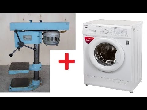 Видео: Сверлильный станок + стиральная машина = монстр