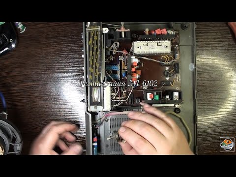 Видео: Radiotehnika ML 6102 профилактика часть 2